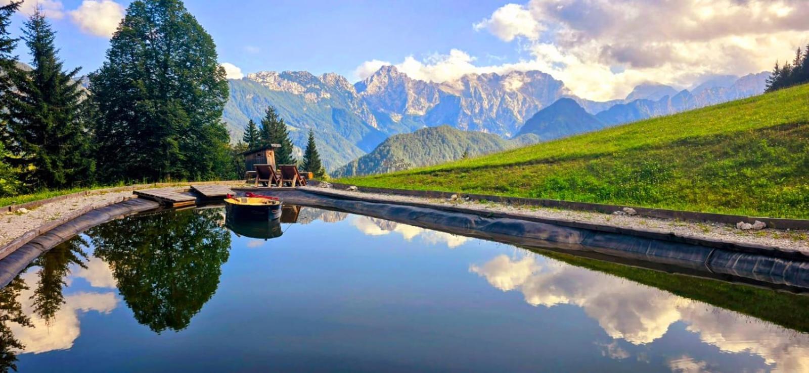 Holiday Chalet "Alpine Dreams" With Private Wellness Solčava Esterno foto