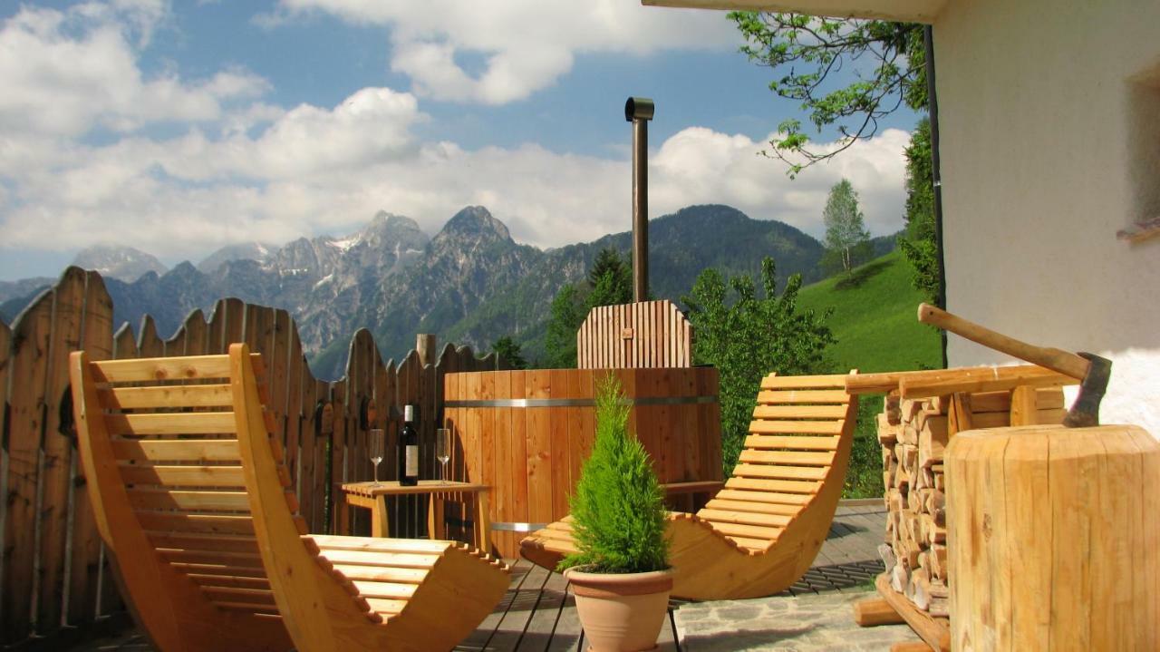 Holiday Chalet "Alpine Dreams" With Private Wellness Solčava Esterno foto